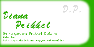 diana prikkel business card